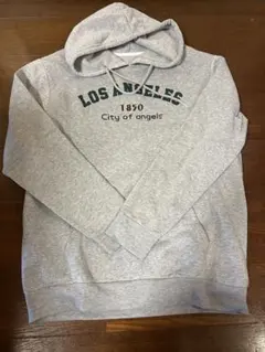 SHEIN グレー パーカー Lサイズ LOS ANGELES