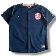 00s NIKE ニューヨークヤンキース MLB ベースボールシャツ キッズのサムネイル
