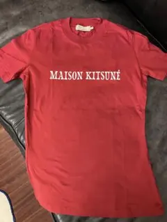 ☆正規MAISON KITSUNÉ ロゴTシャツ美品☆のサムネイル