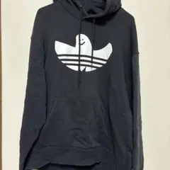 adidas ゴースト トレフォイル パーカー ブラック