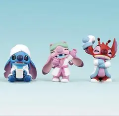 スティッチ バスローブ フィギュア 3体セット