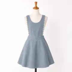スカラップ刺繍2WAYジャンパースカート＊Par Avion＊パラビオン
