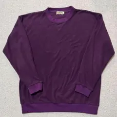 L.L.Bean パープル スウェット フリース 80s ヴィンテージ