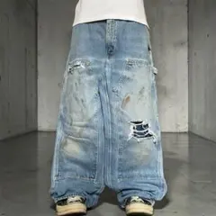 USA Carhartt ダブルニーデニム バギージーンズ ワイドレグ グランジ 