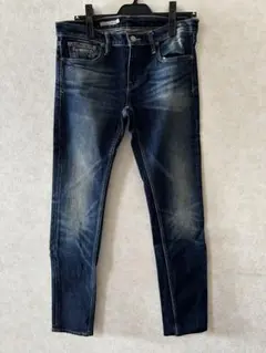 スキニージーンズ ダークブルー