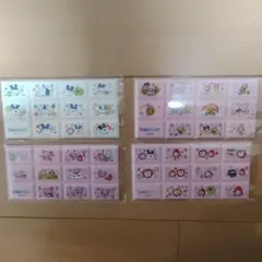 たまごっち　ちょこぶろっくしーる　4枚セット