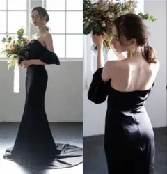 【美品】ドレスプロダクション ソフトマーメイドドレス