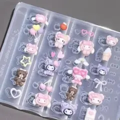 【新品未使用】ネイルパーツ シリコンモールド サンリオのサムネイル