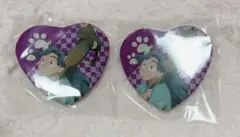 綾部　ハート缶バッジ