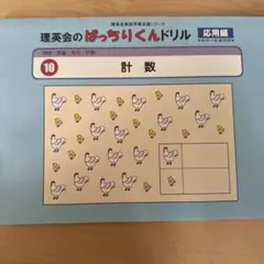 理英会のぱっちりくんドリル 10 計数