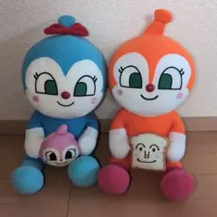 アンパンマン なかよしパン小物入れぬいぐるみLL　ドキンちゃん　コキンちゃん