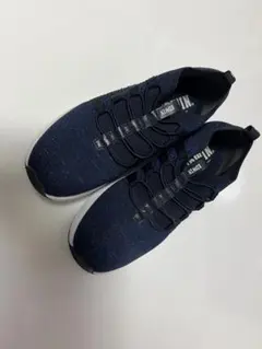 EDWIN ニットラメスニーカー ネイビー