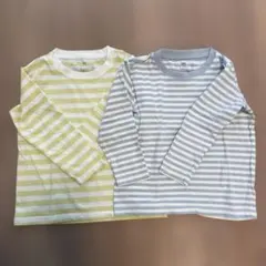無印良品　長袖Tシャツ　100サイズ　２枚セット