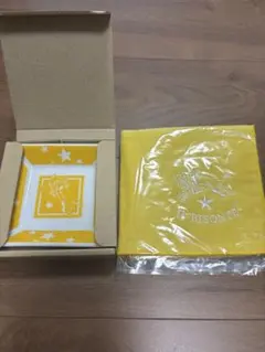 IL BISONTE お皿とハンカチ　イエロー