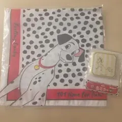101匹わんちゃん Happy 쿠지 スカーフ 缶ミラー セット