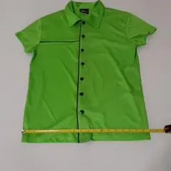 Elee ボウリングシャツ グリーン アメリカ製のサムネイル