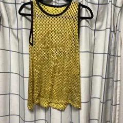 R.LONDON メッシュタンクトップ イエロー