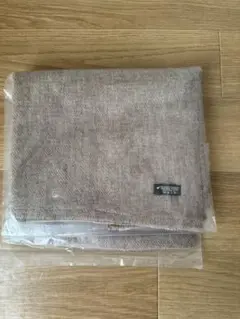 ネパール　Cashmere ベージュ マフラー 約200cm x 60cm 新品
