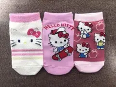 ⑤キティ　サンリオ　キャラクター　15〜20cm 靴下　ソックス　お得　キッズ