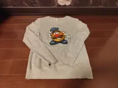 Mr. Potato Head 刺繍トレーナー グレー