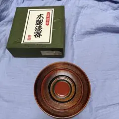 山中塗　木製漆器　茶托　5枚セット