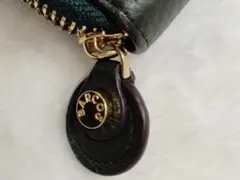 BARCOS ダークグリーン レザー長財布