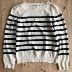 A.P.C. ボーダーニット　カシミヤ入り