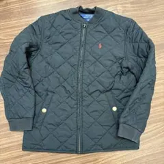 キッズ キルティングジャケット 黒 130cm~