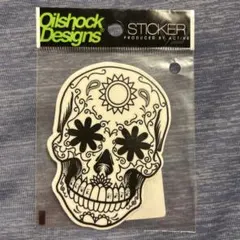 新品未開封　Oilshock Designs メキシカンスカル ステッカー
