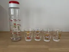 ミキハウス ミニグラス4個＋ピッチャーセット