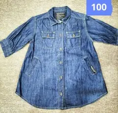 BREEZE デニムシャツ 半袖　100サイズ ジージャン