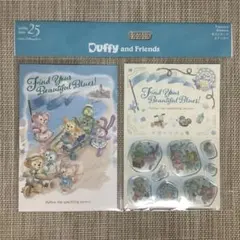 ダッフィー&フレンズ　ポストカードステッカー