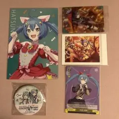 プロセカ 初音ミク缶バッジ ぱしゃこれ ヴァイス 特典 ウエハース まとめ売り