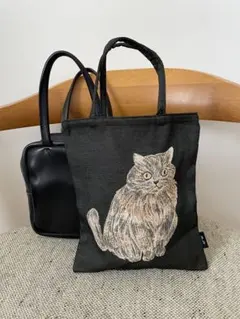 【新品】ネコ ミニバッグ Nala サブバッグ 松尾ミユキ　ゴブラン織り