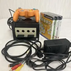 【動作未確認】ゲームキューブ 本体・セット　ソフト4本付き　ジャンク