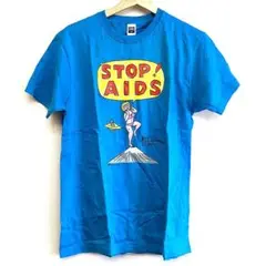 【デッドストック】蛭子能収/Tシャツ/24時間テレビ/Lサイズ/ストップエイズ③