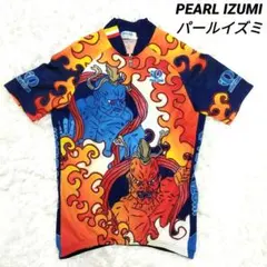 【希少】 PEARL IZUMI サイクルジャージ 人気シリーズ 和柄 仁王様のサムネイル