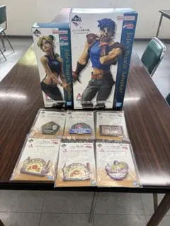 ジョジョ　一番くじ　ジョナサン　徐倫　フィギュア　　おまけ付き