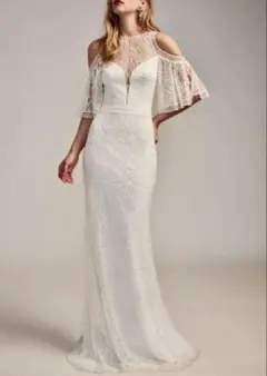 美品 Tadashi Shoji ウェディングドレス 前撮り タダシショージ