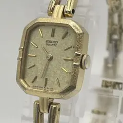 신품 전지 SEIKO 손목시계 골드 다이얼 1400-6440 빈티지