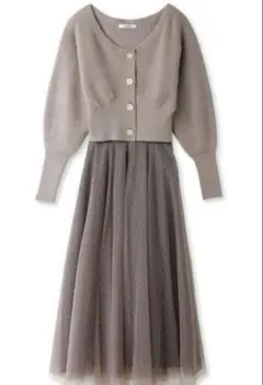 ニットスカート セットアップ