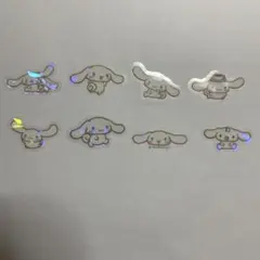 シナモロール　フレークシール　8枚