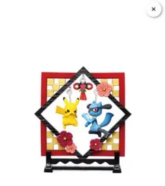 ポケモン　ふんわりゆらりん飾り　ピカチュウ リオル
