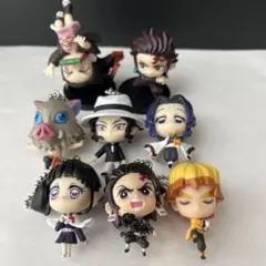 鬼滅の刃 キーホルダー、フィギュア 8体セット