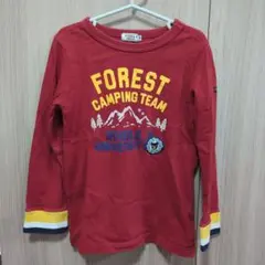 DOUBLE.B 長袖カットソー 120 赤