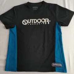 OUTDOOR PRODUCTS Tシャツ ブラック/ブルー
