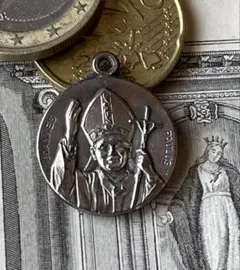 ローマ法王ヨハネパウロII世公式来日記念メダル1981年銅 金張り 56g