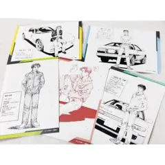 頭文字D メディコス イラストカード 藤原拓海 高橋啓介 池谷 文太