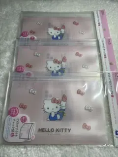 ⭐️新品　HELLO KITTY EVAポーチ 3枚セット A5