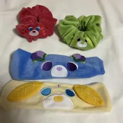 お茶犬　カプセルトイ　ガチャ　ヘアバンド　シュシュ　まとめ売り　リョク　ロン